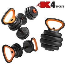 K4스포츠아몸디 K4-101 무게조절 덤벨 케틀벨 바벨 푸쉬업바 푸샵 덤벨세트, 40KG(K4-101)