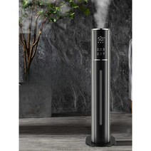 타워 가습기 강당 키큰 초음파식 저소음 수분 미스트, 지능형 정화 및 살균 버전 A09 (화이트)