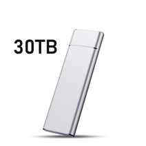 하드디스크 외장하드 SD 모바일 외장 고속 하드 디스크 USB 3.1 C 타입 인터페이스 대용량 저장 장치 500GB, 14 30TB Grey