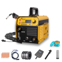 가정용 초경량 휴대용 논가스 용접기 CO2 MIG 와이어 소형 미니 스텐 용접봉 초보용, 프리미엄 세트(3m 용접건)