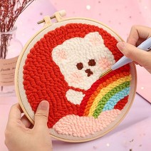 DIY 펀칭자수 패키지(큐트곰) 자수키트, 상세페이지 참조, 상세페이지 참조, 상세페이지 참조