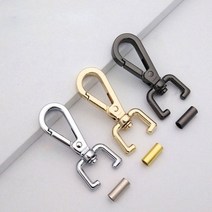 수선용 개고리 가방끈 키오링 가방스트랩 장식고리, 25mm 검정색