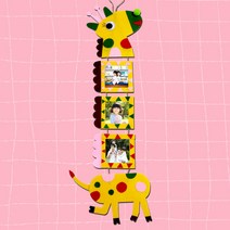 펠트키다리액자 기린만들기, 상세페이지 참조