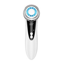 갈바닉마사지기 고주파마사지기 갈바닉EMS 얼굴 마사지 페이셜 메조 테라피 LED 주름, 화이트 02