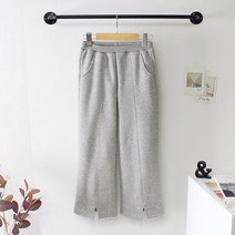 트임핀턱 기모바지 주니어 부츠컷팬츠 여아 코디 초등학생 10대 겨울옷