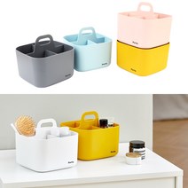 욕실 사무실 공부방 테이블 파티션 수납함, 핑크, 색상