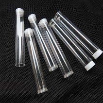 PVC 투명 튜브 답례품 대량 포장용기 19.5cm PVC 용기 플라스틱 답례품 포장 통 선물 튜브통 박스, 쿠팡 2튜브통19.5cm-화이트
