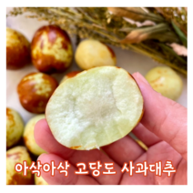 [국내산/국산] 올해수확 고당도 프리미엄 사과대추 특대사이즈 1kg 생대추 왕대추 대추 생 왕 가을대추 애플 황실 사과 햇대추 대추사과 햇, 2kg, 1개