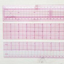 (퀼트나인) 그레이딩자 방안자 24인치 60센티 겸용, 센치전용