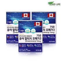 식약처 rTG 오메가3 초임계 3세대 알티지 오메가쓰리 엔초비 오일 원액 기름 고순도 흡수율높은 DHA EPA 비타민D E IFOS인증 캐나다, 3개 (총3개월분), rTG 오메가3 (총3개월