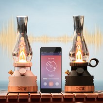 로티캠프 트라움 스피커 LED 캠핑랜턴 조명, 카키그레이(배터리내장)