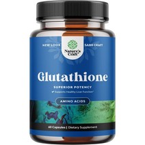 네이처크래프트 Glutamic Acid를 함유한 순수한 Glutathione 보충제, 60 카운트