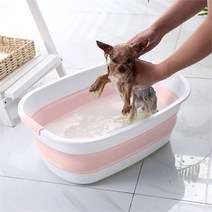 기타 퐁퐁 접이식 반려동물 욕조 강아지 고양이 애견목욕통, 상세페이지 참조