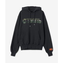 HERON PRESTON 남성 스트라스 후드 블랙 그린 017220071055 후디