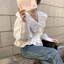 프시케 프릴 언발버튼 블라우스 2424