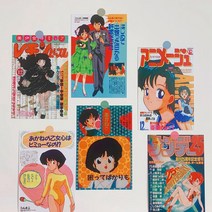 스티커북 6PCS 일본 만화 잡지 소녀 스티커 공예품 및 Scrapbooking 책 학생 레이블 장식 어린이 장난감