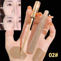 fizz 하이라이터 수리 스틱 글리터 리퀴드 섀도우 브라이트닝 컨투어링 매트 사이드 코 자연스러운 누에 펜 메이크업, [02] 02 Matte