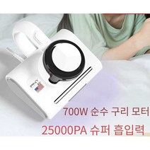 침구 청소기 무선 휴대용 진드기 먼지 제거기 흡입, 100W 무선 모델 + 추가필터 2개