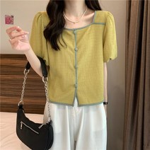 MOSAIRATION여성 찰랑 반팔 베이직셔츠 남방