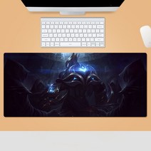 KDA 리그 오브 레전드 마우스 장패드 게임 주변 마우스패드 라지 사이즈 내오염성 견디다 창의 기념 선물, 800*300*4mm, 패턴-22
