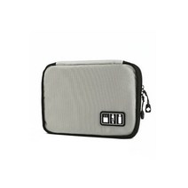대형 USB 케이블 이어폰 보관 가방 Shockproof 플래시 드라이브 주최자 디지털 가제트 홀더 여행 핸드폰 모바일 충전기 케이스, Gray