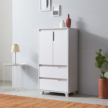 도도리 키작은가구 틈새 선반겸서랍장 600 DIY 수납함, 본상품선택, 화이트