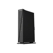 NETGEAR 16 x 4 DOCSIS 3.0 케이블 모뎀이 있는 듀얼 밴드 AC1750 라우터 검은색