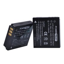배터리호환 파나소닉 CGAS005 DMWBCC12 파워 트러스트 S005 파나소닉 루믹스 DMCFX9 FX10 FX12 FX50 FX100 FX150 FX180 LX1 LX2 L, 2 pack BT
