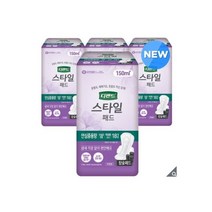 디펜드 스타일 패드 여성용 중용량 18개x4 (참숯안심), 디펜드 스타일 패드 여성용 중용