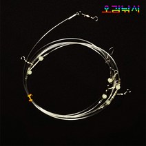 우럭채비 고급형 우럭낚시 침선 외수질 채비 생활 선상 오감낚시, 고급형 우럭채비 1단(2개입)