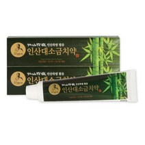 인산죽염 대소금 치약 160g 2개, 단품