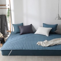 스위트 누빔 패밀리 침대패드 밴드형 220x200 SS+SS, 오트밀