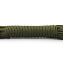 해외 파라코드 550 낙하산 코드 랜야드 로프 밀 스펙 타입 III 9 가닥 100FT 31m 등산 캠핑 생존 장비 등, 20 Meters, [04] 9 stand-ArmyGreen