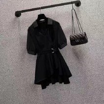 M부터 4XL 빅사이즈 여성용 V넥 긴팔 반팔 벨티드 롱 블라우스