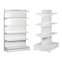 수퍼 마트 편의점 슈퍼 매장 진열대 매대 하이퍼곤도라 국내생산, 벽면 독립형(후면판단면), 높이 2350mm (5단)