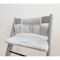 하이체어 트리트랩 호환 트리트랩쿠션 의자 원목 아기 유아 방수, 노르딕 도토리 그레이 (비방수)