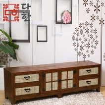 다한수제고가구 죽 1500 문갑 TV다이 인테리어 엔틱, 단품
