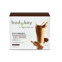 암웨이 뉴트리라이트 바디키 식사대용 쉐이크(초콜릿맛), 714g, 1개