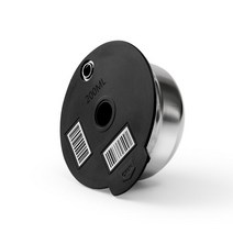 캡슐 커피 머신 다중 ICafilas-Bosch Tassimo 용 스테인레스 스틸 커피 캡슐 팟 60/180/200/220ml 리필 가, 03 200ml