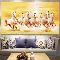 떠오르는 태양과 힘차게 달리는 백마 대형 보석십자수 diy 말그림 일출 큐빅 비즈 십자수, 120x60cm