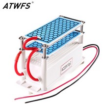 가정용산소발생기 ATWFS 휴대용 세라믹 오존 발생기 220V/110V 10g 더블 통합 긴 수명 플레이트 Ozonizer 공기 물 청정기, 220v, 220v
