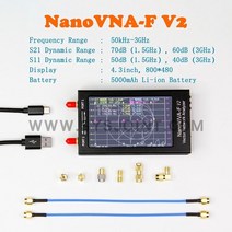 1.5GHz/3GHz NanoVNA-F / V2 VNA HF 벡터 네트워크 안테나 분석기 + 4.3 인치 IPS LCD 금속 케이스 5000mAh, 02 NANOVNA-F V2 3GHz