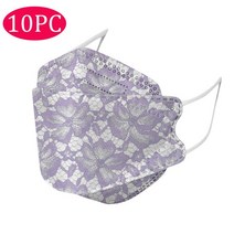 KN95 Masqu 10pcs 염료 위장 FFP2 CE Facemask 덴탈마스크, 기본, T18-R-10pcs