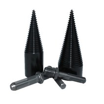 드릴형 장작패기 2종 나무파쇄 장작비트 32mm 42mm 3종핸들포함, 42mm+핸들비트3종