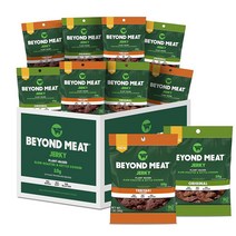 미국직구 Beyond Meat Plant 기반 육포 오리지널 & 데리야키 버라이어티 팩 단백질 10g 1온스 가방(10팩), 상세참조, 수량
