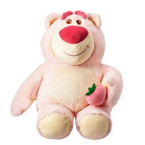 토이스토리 랏소 베어 곰 인형 대형 미니소 정품 44CM 귀여운 곰 굿즈 핑크 딸기 애착인형, 연핑크, 14호 라지(44cmX23cm)cm