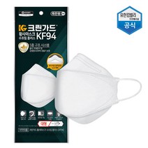 크린가드 수프림 플러스 황사마스크 대형 KF94, 10개, 1개입