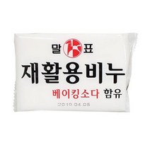 유니크앤몰 말표 재활용비누 베이킹소다 빨래비누 세탁비누 400g, 4개
