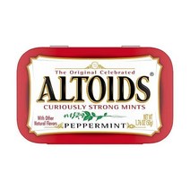Altoids 페퍼민트 민트 싱글 팩 1.76온스, 박하