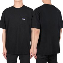[파타고니아] P-6 포켓 리스판서빌리 반팔티 (37406 BLK)
